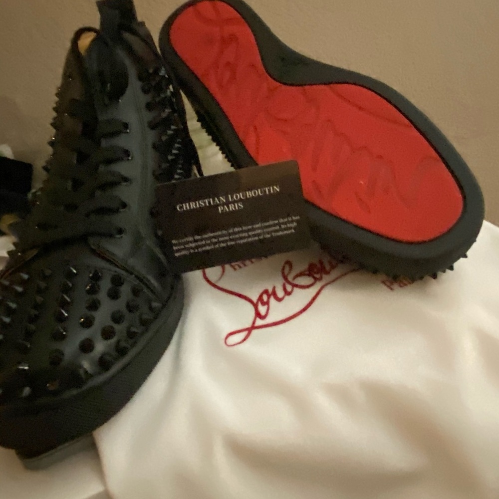 Never worn Men’s Christian Louboutin Sneakers - Picture 6 of 7